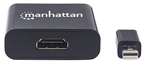 MANHATTAN Mini Ekranas port (DP) /HDMI Adapteris, M/F, juodas, 152570