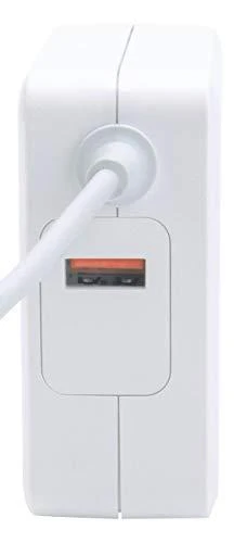 Manhattan kroviklis USB-C 5-20V iki 60W USB-A 5V iki 2.4A baltas