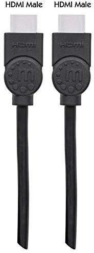 StarTech MANHATTAN 323215 Manhattan Monitorius Cable HDMI/HDMI 1.4 Ethernet 2m Juodas Nikeliuoti kontaktai