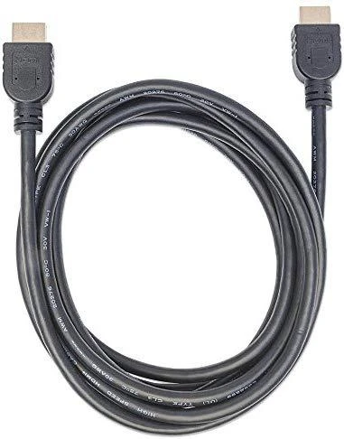 Manhattan 353946 HDMI kabelis 3 m HDMI A tipo (standartinis) Juoda