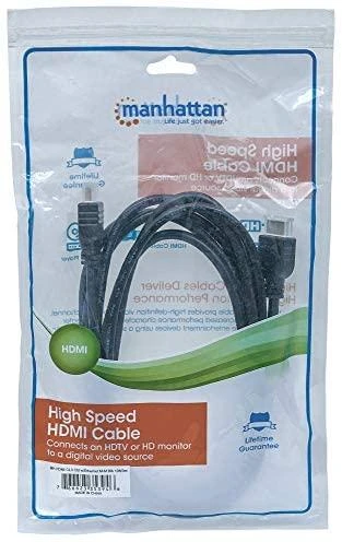Manhattan 353946 HDMI kabelis 3 m HDMI A tipo (standartinis) Juoda