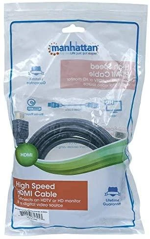 Manhattan 353953 HDMI kabelis 5 m HDMI A tipo (standartinis) Juoda