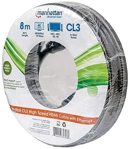 Manhattan HDMI – HDMI kabelis 5m juodas (353960)
