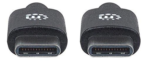 MANHATTAN  354905 SuperSpeed USB-C Device Cable USB 3.2 Gen 1, Type-C Male to Type-C Male, 5 Gbps, 2 m, Juodas