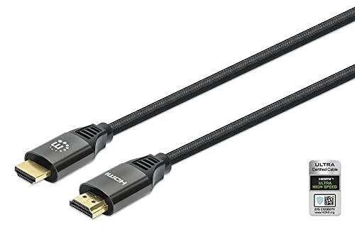 Intracom MANHATTAN 8K 60Hz sertifikuotas ypač didelės spartos HDMI laidas su eternetu 2 m