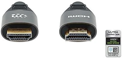 Intracom MANHATTAN 8K 60Hz sertifikuotas itin didelės spartos HDMI laidas su eternetu 3m
