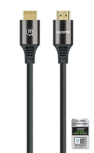 Intracom MANHATTAN 8K 60Hz sertifikuotas itin didelės spartos HDMI laidas su eternetu 3m