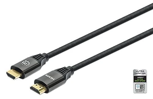 Intracom MANHATTAN 8K 60Hz sertifikuotas itin didelės spartos HDMI laidas su eternetu 3m