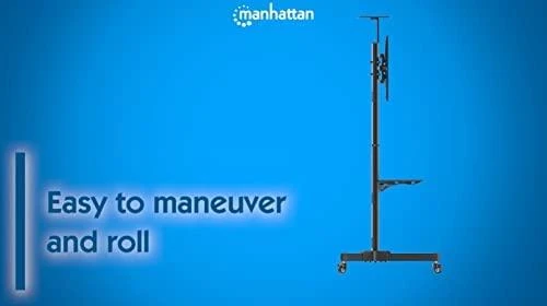 Manhattan 461238 monitoriaus laikiklis arba stovas 177,8 cm (70") Juoda