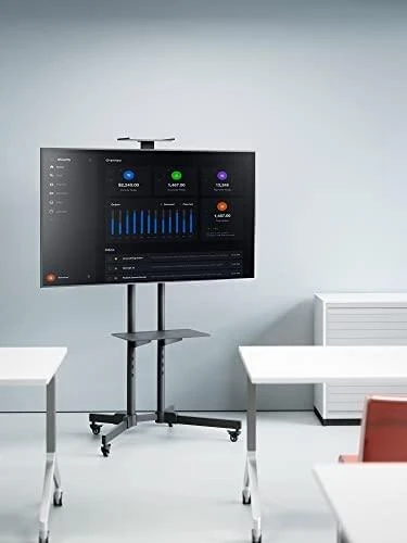 Manhattan 461238 monitoriaus laikiklis arba stovas 177,8 cm (70") Juoda