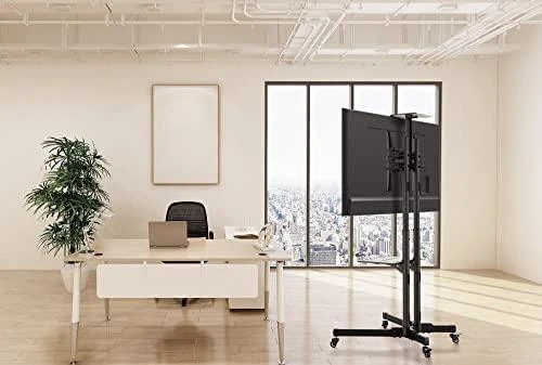 Manhattan 461238 monitoriaus laikiklis arba stovas 177,8 cm (70") Juoda