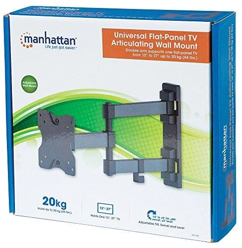 Manhattan 461382 TV laikiklis 68,6 cm (27") Juoda