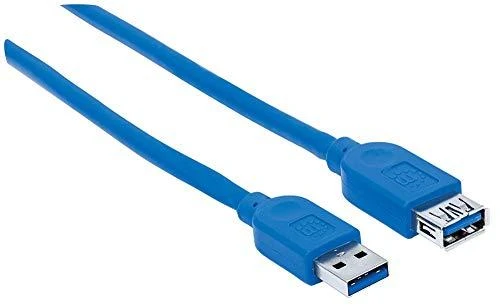 StarTech Kabelis USB Manhattan USB-A - USB-A 2 m Mėlyna (322379)