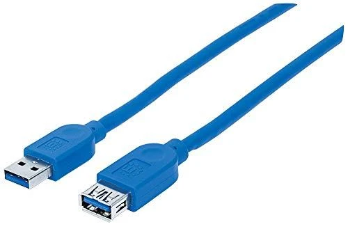 StarTech Kabelis USB Manhattan USB-A - USB-A 2 m Mėlyna (322379)