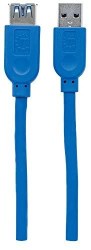 StarTech Kabelis USB Manhattan USB-A - USB-A 2 m Mėlyna (322379)