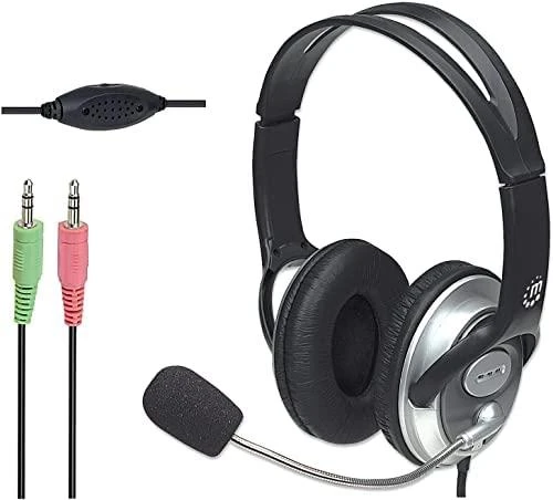 Intracom MANHATTAN Classic Stereo Ausinės Lankstus nerūdijančio plieno mikrofono strypas Paminkštintas pašalina triukšmą