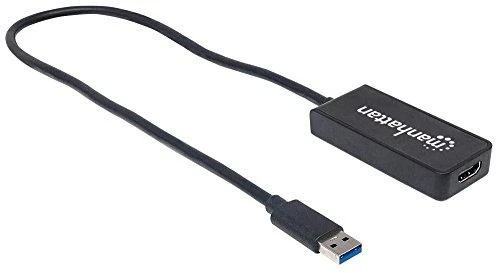 Adapteris USB Manhattan USB - HDMI Juodas (152259)