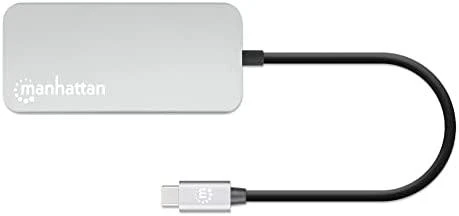 Manhattan USB-C replikatorius su integruotu laidu