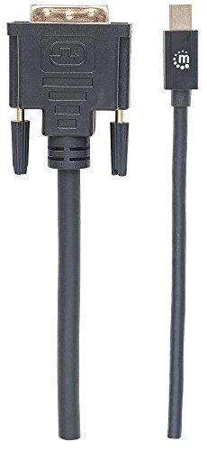 Kabelis Manhattan DisplayPort Mini - DVI-D 1.8m juoda (152150)