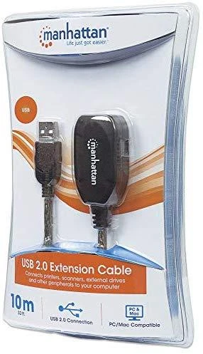 StarTech Manhattan Manheteno didelės spartos USB aktyvus prailginimo kabelis AM/AF 10.0m, 150248