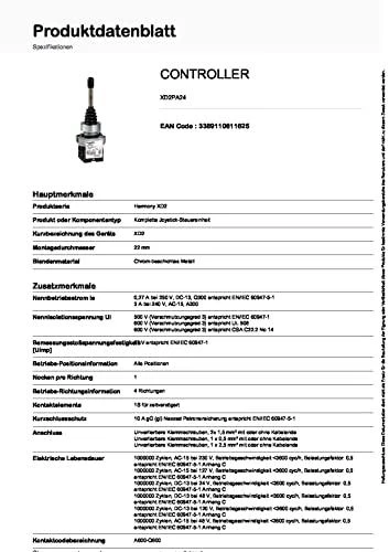 Schneider Electric Keturių krypčių manipuliatorius 22 mm 4Z (XD2PA24)