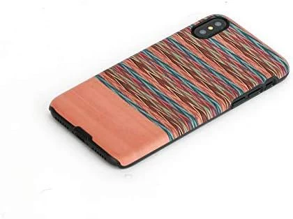 MAN Telefono dėklas iPhone X/XS, rudos ir juodos spalvų „browny check juodas“