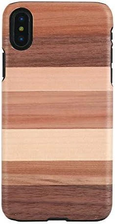 MAN&WOOD SmartPhone dėklas Apple iPhone X/XS sabbia juodos spalvos