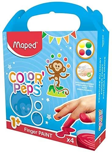 Maped Dažai piešimui pirštais ColorPeps My First, 3 m.+