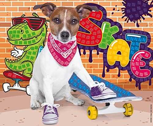 Rinkinys, skirtas sukurti Foam Mosaics Animals Cool Maped Creativ