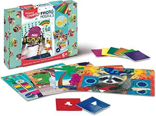 Rinkinys, skirtas sukurti Foam Mosaics Animals Cool Maped Creativ