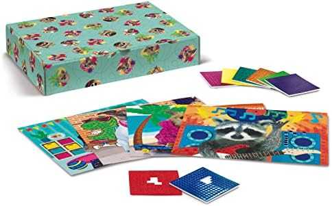 Rinkinys, skirtas sukurti Foam Mosaics Animals Cool Maped Creativ