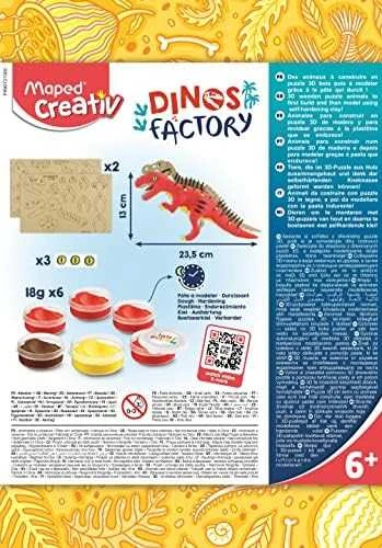 Maped Plastikinė masė Dinozaurų fabrikas MAPED