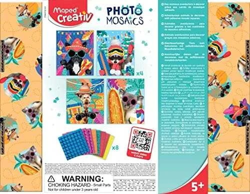 Maped Creativ Photomozaiki Keliaujantys gyvūnai MPED