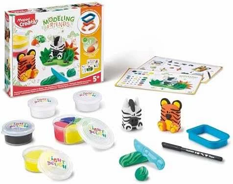 Maped *****CREATIV plastikinė masė Draugai laukiniai gyvūnai 907205