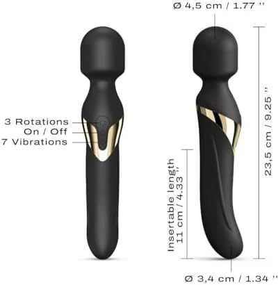 Marc Dorcel 2in1 rotacinis masažuoklis vibratorius Dorcel dual orgasms