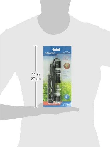 Hagen MARINA ŠILDYTUVAS 25W SU TERMOREGULIATORIU