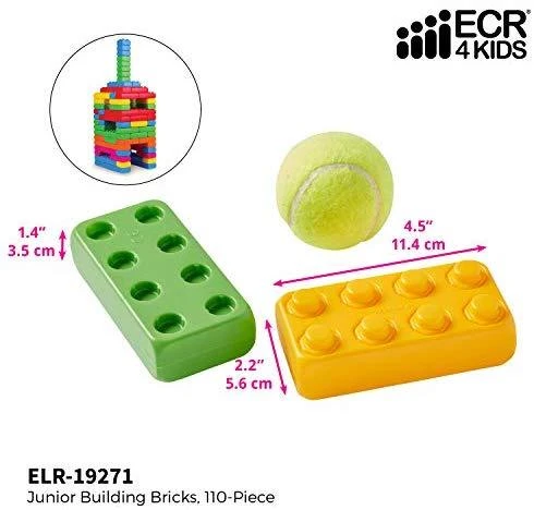 Marioinex Kaladėlės Junior Bricks 901724 , 110 vnt.