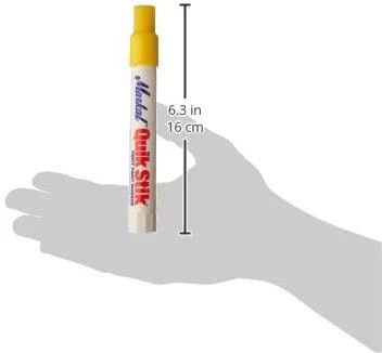 Dažų lazdelė Markal Quik Stik Paintstik GELTONA 17 mm