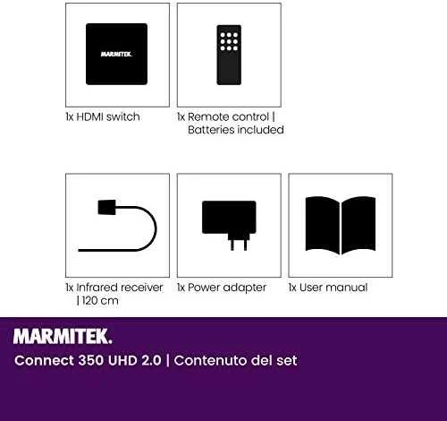 Marmitek Connect 350 UHD 2.0 HDMI jungiklis