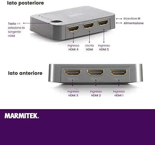 Marmitek Connect 350 UHD 2.0 HDMI jungiklis