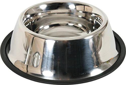 Zolux dubenėlis dla spaniela na gumie plieno nerūdijantis INOX 24cm 0,95l
