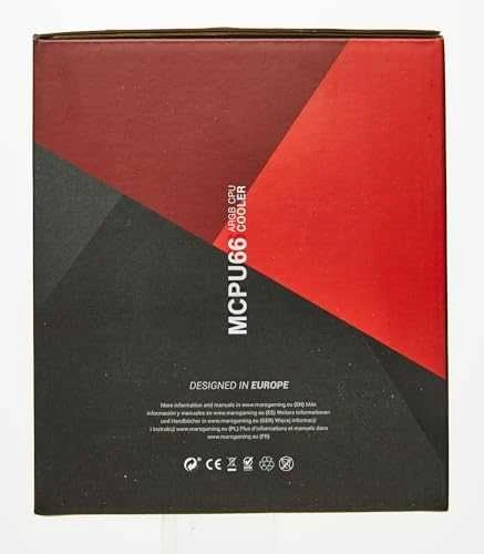 „Mars Gaming MCPU66“ procesoriaus aušintuvas ARGB 220W, dvigubas ventiliatorius, 120 mm
