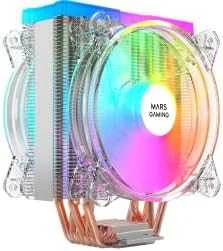 „Mars Gaming MCPU66“ procesoriaus aušintuvas ARGB 220W, dvigubas ventiliatorius, 120 mm