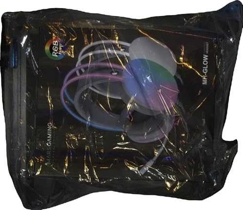 „Mars Gaming MH-GLOW RGB Chroma Flow“ žaidimų ausinės, 3,5 mm / USB