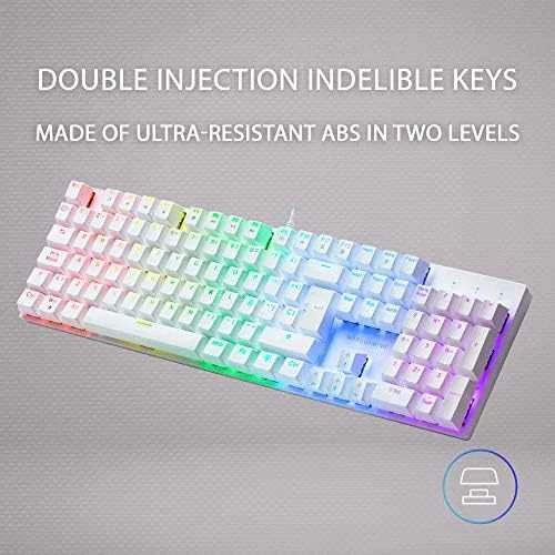 Klaviatūra Mars Gaming MK422WRUS Raudona Switch