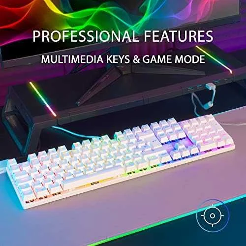 Klaviatūra Mars Gaming MK422WRUS Raudona Switch