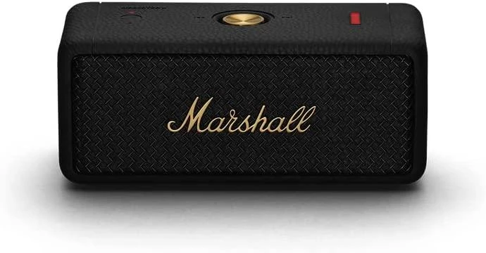 Nešiojama kolonėlė Marshall Emberton II, Juodos ir žalvario spalvos