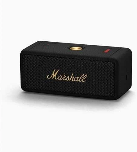 Nešiojama kolonėlė Marshall Emberton II, Juodos ir žalvario spalvos