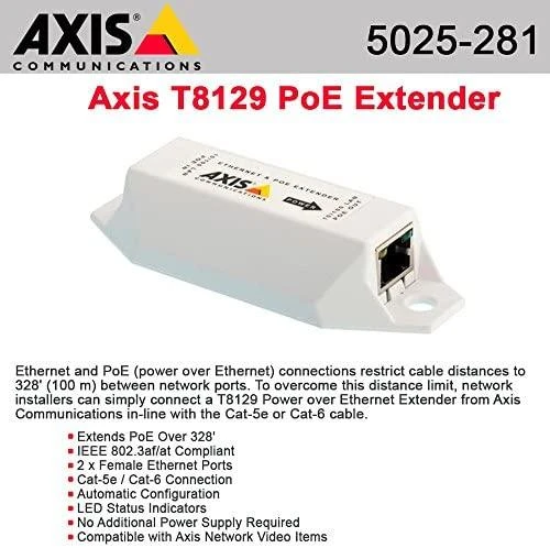 AXIS T8129 PoE ilgintuvas