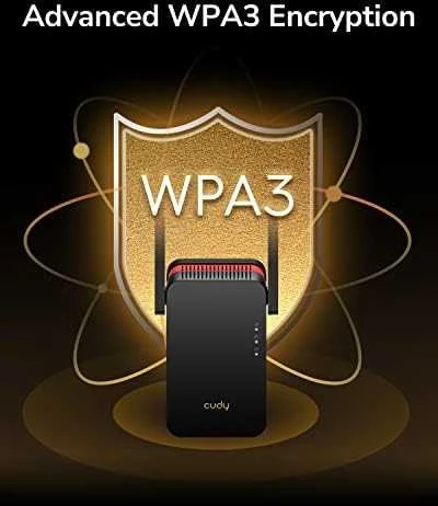 Wi-Fi Stiprintuvas - Cudy RE3000 2400-5000 MHz 574/2402 Mbit/s Raudonas/Juodas